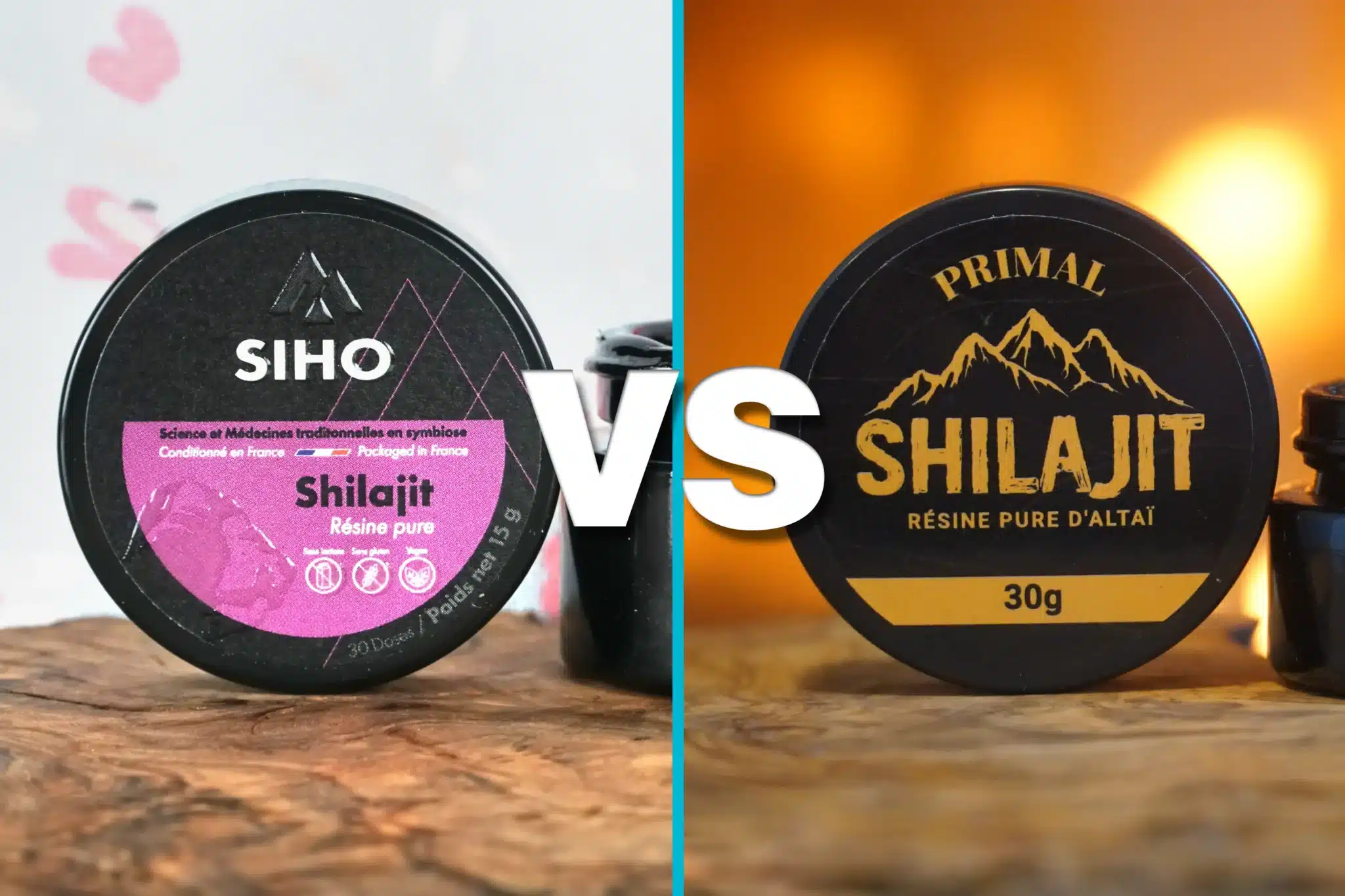 Shilajit Primal vs Shilajit SIHO : Quelle marque choisir en 2025 ?
